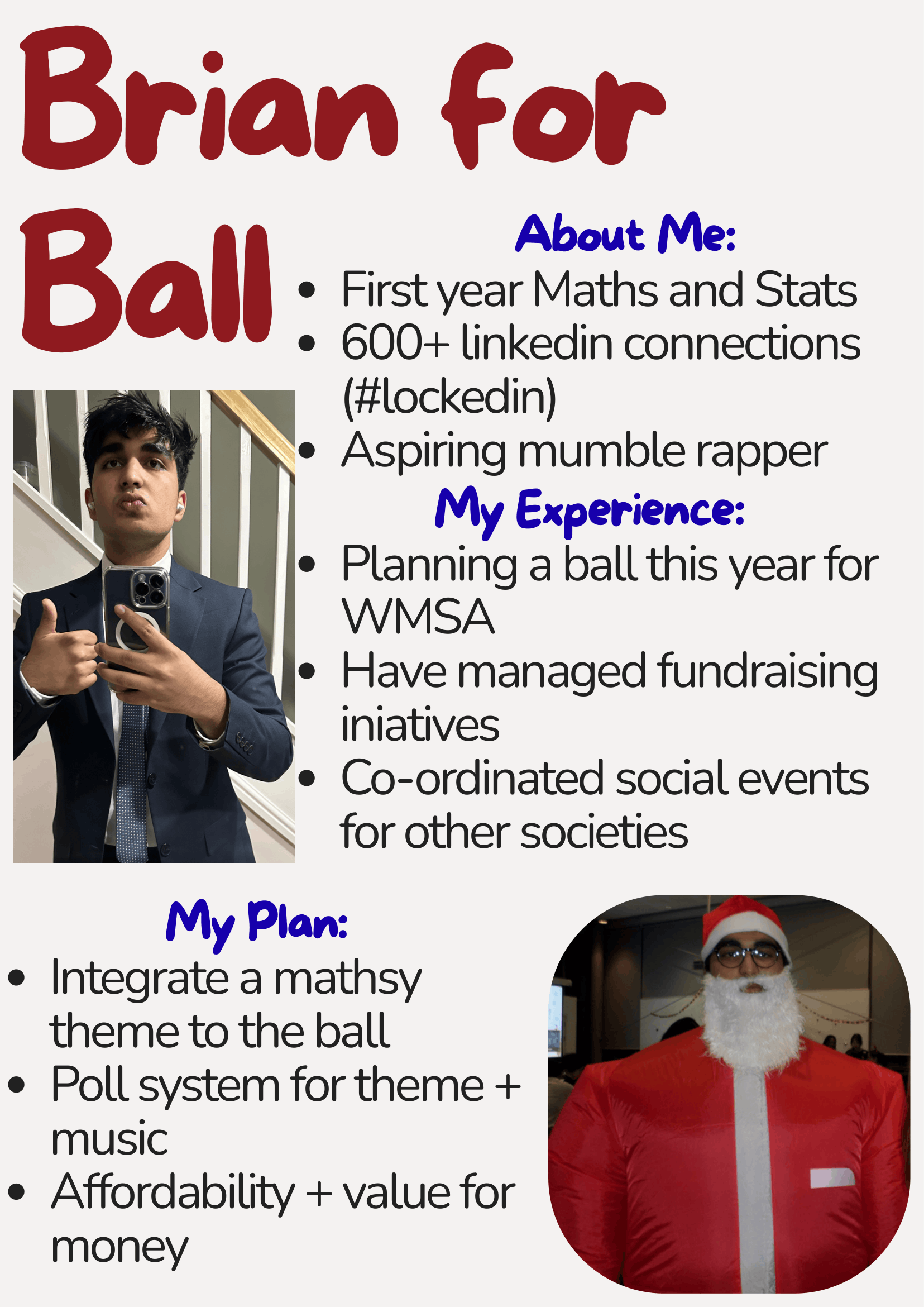 Brian Makwana (Ball Secretary)